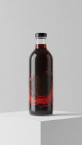 Cold Brew Coffee with Hand-Drawn Label