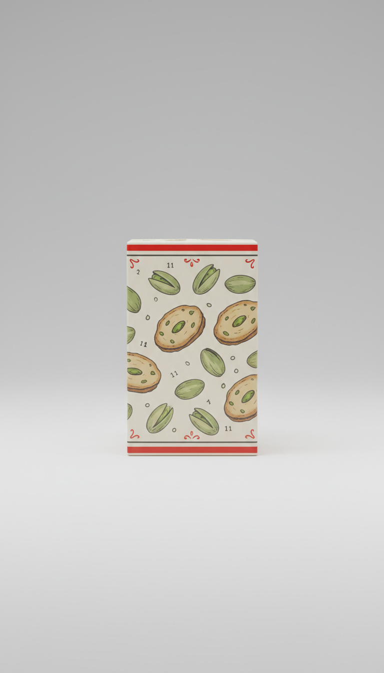 Pistachio Shortbread with Buttery Crumble